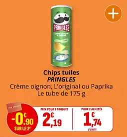 Coccimarket PRINGLES Chips tuiles offre
