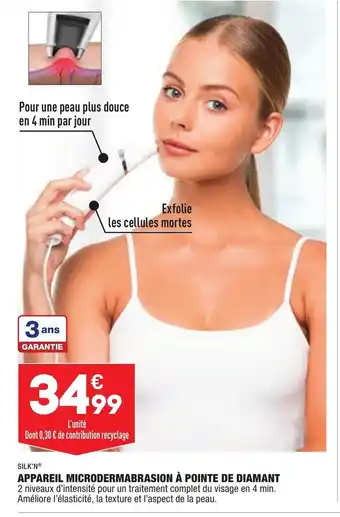 Appareil Microdermabrasion à Pointe de Diamant