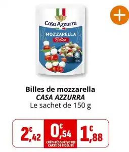 Coccimarket CASA AZZURRA Billes de mozzarella offre