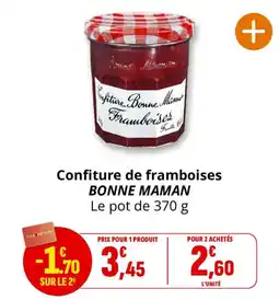 Coccimarket BONNE MAMAN Confiture de framboises offre