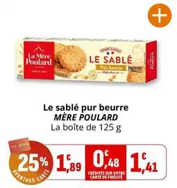 Coccimarket MÈRE POULARD Le sablé pur beurre offre