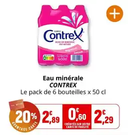 Coccimarket Contrex Eau minérale offre