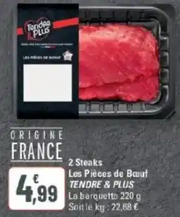 G20 Tendre Plus Les Pièces de Bœuf offre