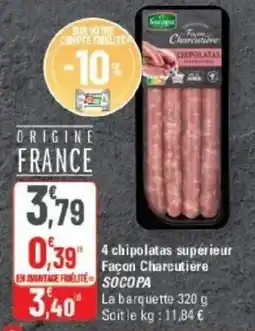 G20 SOCOPA Chipolatas offre