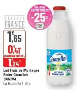 G20 CANDIA Grandlait offre