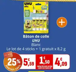 Coccimarket UHU Bâton de colle offre