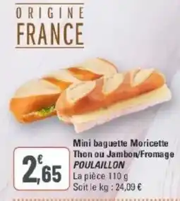 G20 Mini baguette Moricette offre