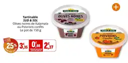 Coccimarket SUD & SOL Tartinable Olives Noires offre