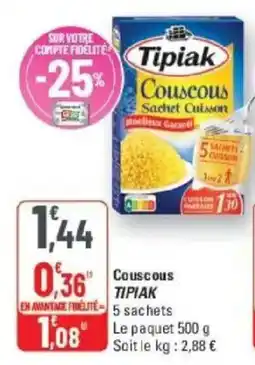 G20 Tipiak Couscous offre