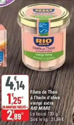 G20 RIO MARE Filets de Thon offre