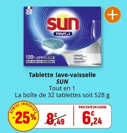 Coccimarket SUN Tablette lave-vaisselle Tout en 1 offre