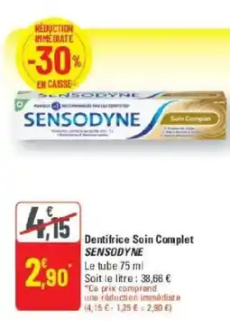 G20 SENSODYNE Dentifrice Soin Complet offre