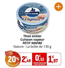 Coccimarket PETIT NAVIRE Thon entier offre