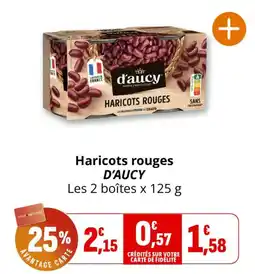 Coccimarket D'AUCY Haricots rouges offre