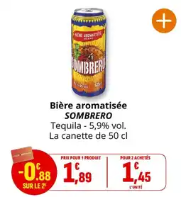 Coccimarket SOMBRERO Bière aromatisée offre