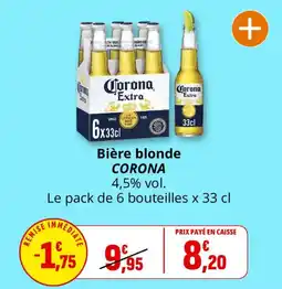 Coccimarket Corona Bière blonde offre