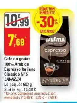 G20 LAVAZZA Café en grains offre