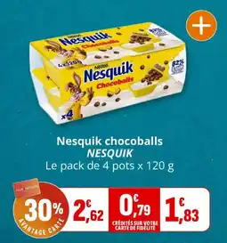 Coccinelle Supermarché Nesquik Chocoballs offre