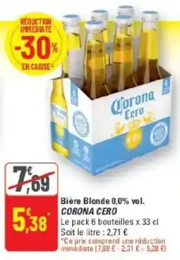 G20 Corona Cero offre