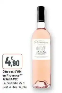G20 TENDANCE Côteaux d'Aix en Provence offre