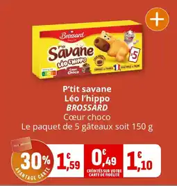Coccinelle Supermarché BROSSARD P'tit savane Léo l'hippo offre