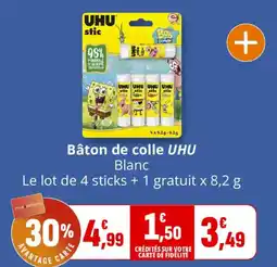 Coccinelle Supermarché UHU Bâton de colle offre
