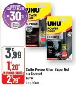G20 UHU Colle Power Glue offre