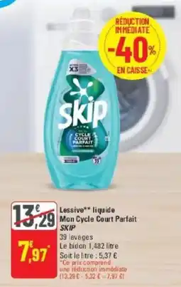 G20 SKIP Lessive liquide offre