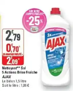 G20 AJAX Nettoyant Sol offre