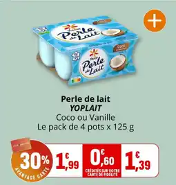 Coccinelle Supermarché YOPLAIT Perle de lait offre