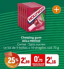 Coccinelle Supermarché HOLLYWOOD Chewing gum offre