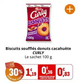 Coccinelle Supermarché Vico Curly DONUTS offre