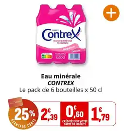 Coccinelle Supermarché Contrex Eau minérale offre