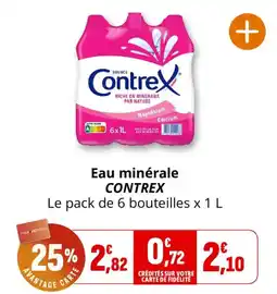 Coccinelle Supermarché Contrex Eau minérale offre