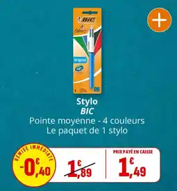 Coccimarket BIC Stylo offre