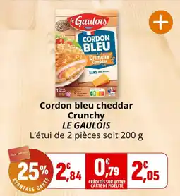 Coccimarket LE GAULOIS Cordon bleu cheddar offre