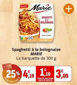Coccimarket MARIE Spaghetti à la bolognaise offre