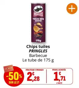 Coccinelle Supermarché PRINGLES Chips tuiles Barbecue offre