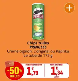 Coccinelle Supermarché PRINGLES Chips tuiles offre