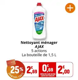 Coccinelle Supermarché AJAX Nettoyant ménager offre