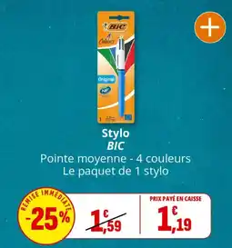 Coccinelle Supermarché BIC Stylo offre