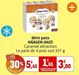 Coccinelle Supermarché HÄAGEN-DAZS Mini pots offre