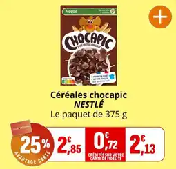 Coccinelle Supermarché Nestlé Céréales chocapic offre