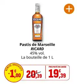 Coccinelle Supermarché RICARD Pastis de Marseille offre
