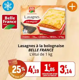 Coccinelle Supermarché Belle France Lasagnes offre