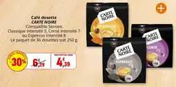 Coccinelle Supermarché CARTE NOIRE Café dosette offre