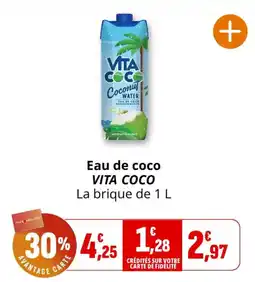 Coccinelle Supermarché VITA COCO Eau de coco offre