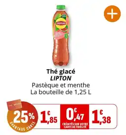 Coccinelle Supermarché LIPTON Thé glacé offre