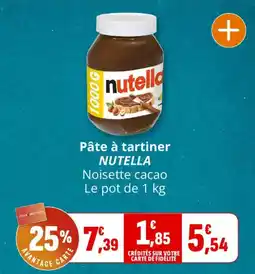 Coccinelle Supermarché Nutella Pâte à tartiner offre