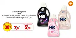Coccinelle Supermarché MIR Lessive liquide offre